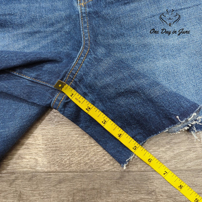 a.n.a High Rise Denim Boyfriend Shorts Size 18