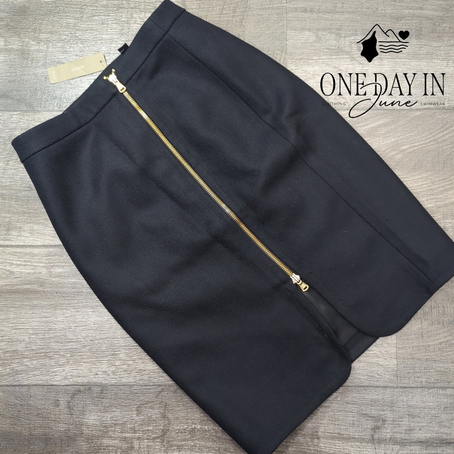 J.Crew Petite Wool Pencil Skirt Size 2P
