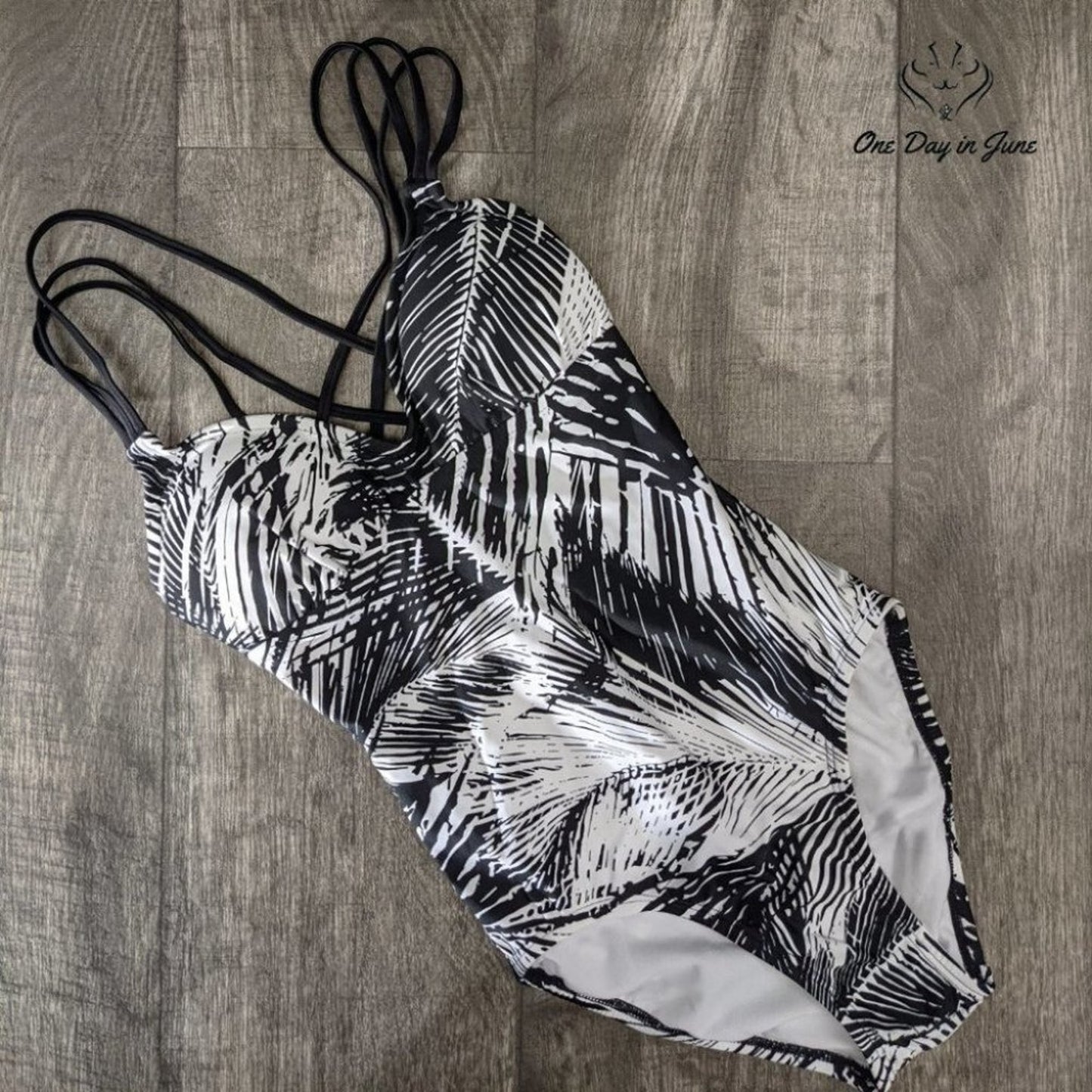 Coastal Blue Strappy One Piece Swimsuit Size S (0-2)