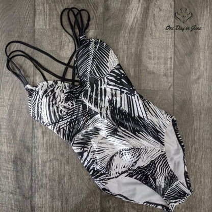 Coastal Blue Strappy One Piece Swimsuit Size S (0-2)