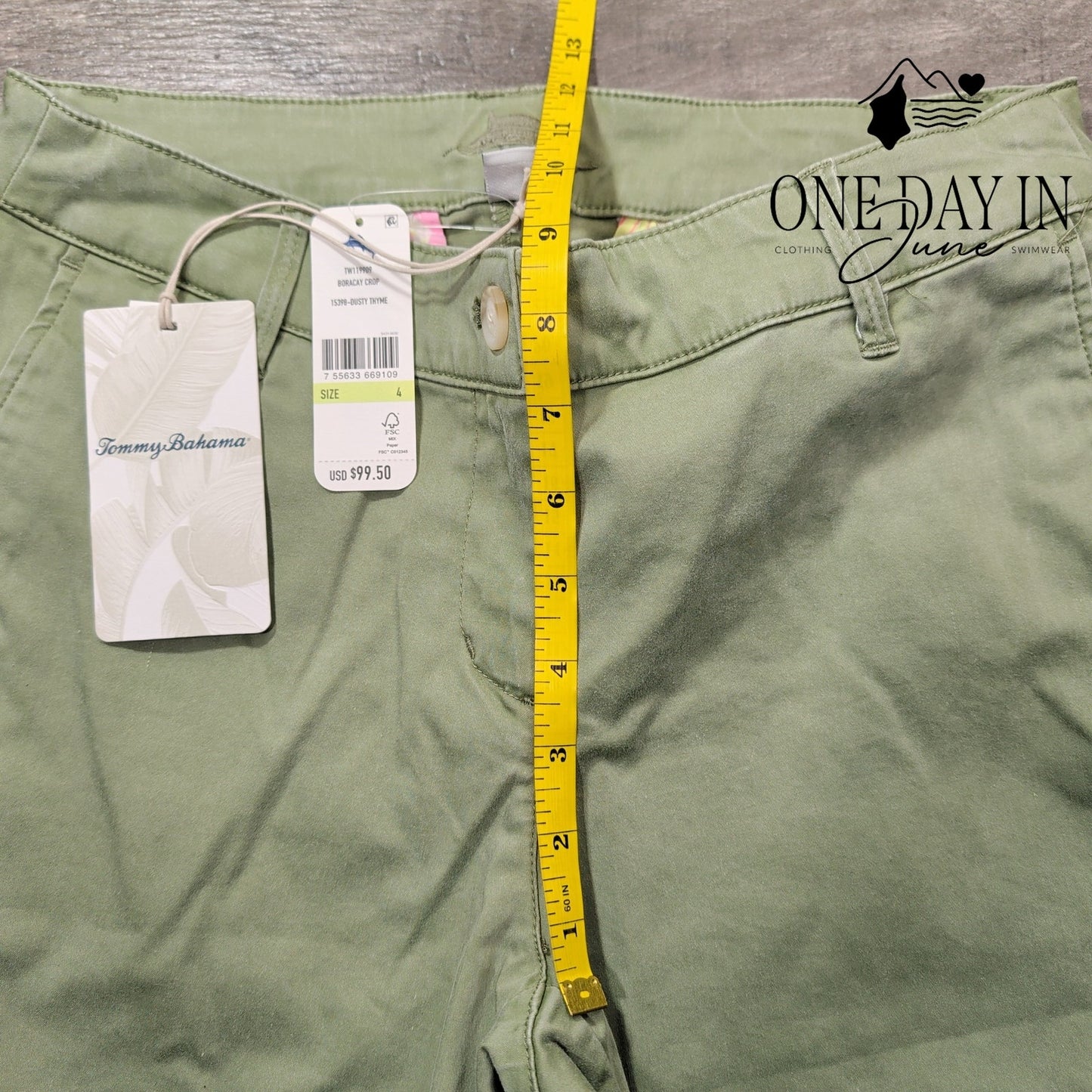 Tommy Bahama Boracay Crop Pants Size 4