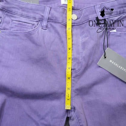 Wash Lab Fay Mid Rise Skinny Jeans Purple Gem NWT Size 10 (30)