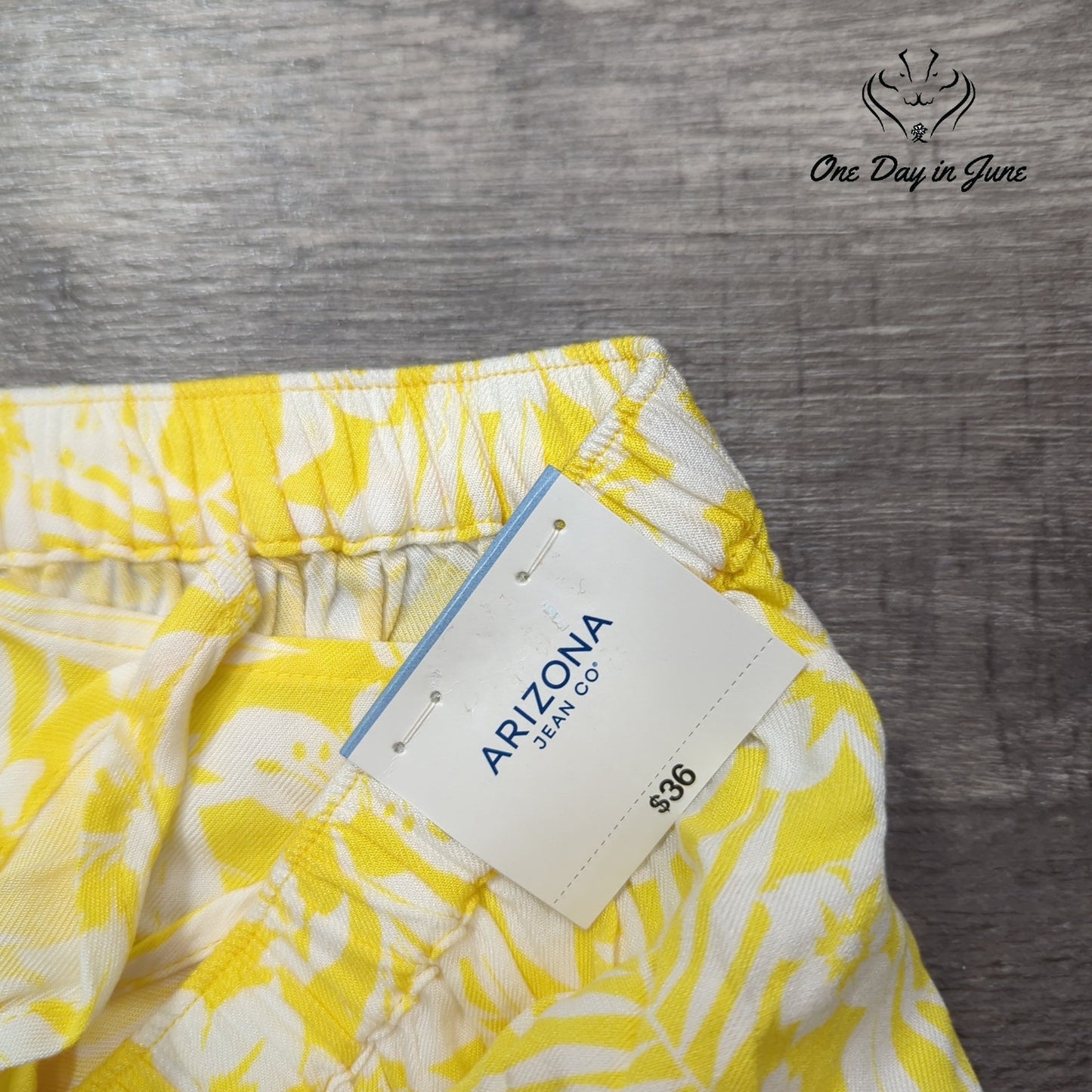 Arizona Jean Co. Juniors Tropical Wrap Skort Size XL