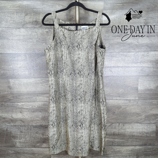 Robbie Bee Silk Sleeveless Mini Dress Size 14
