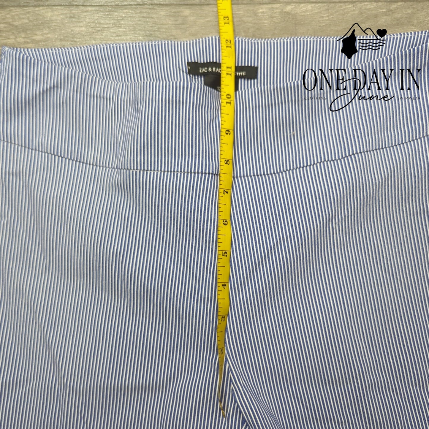 Zac & Rachel Petite Pull On Crop Pants Size 12P