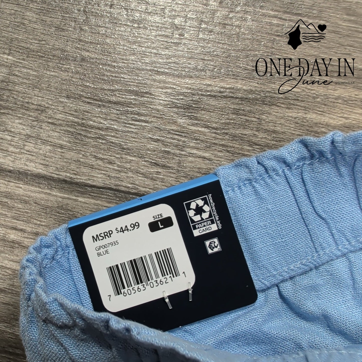 Gap Linen Pull On Shorts Size L