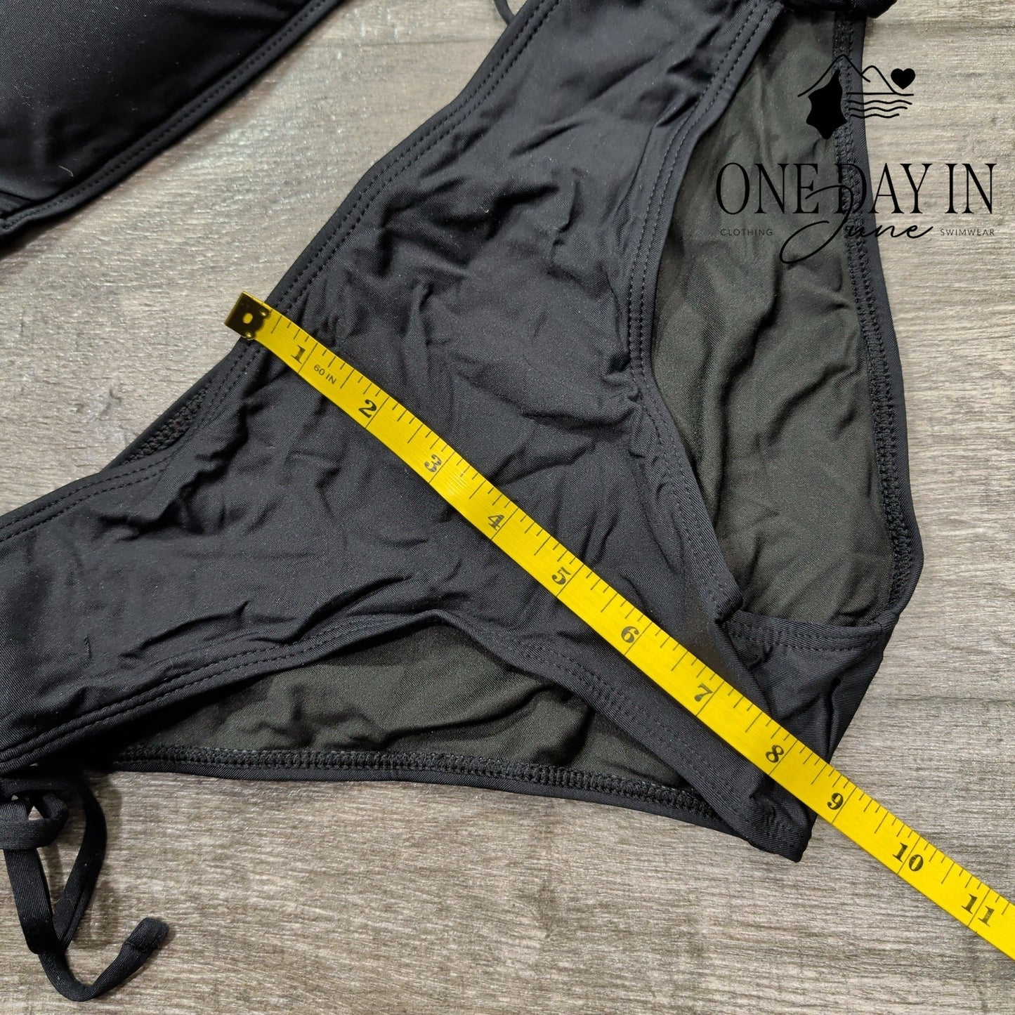Tempt Me Twist Front Drawstring Bikini Swimsuit Size S