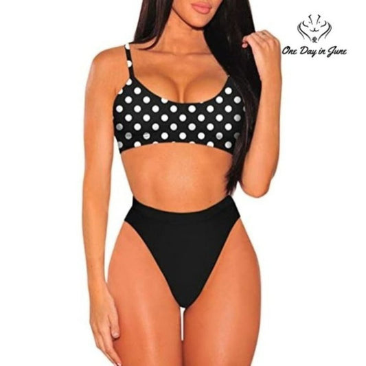 Pink Queen Push Up High Waist Bikini Swimsuit Size XL