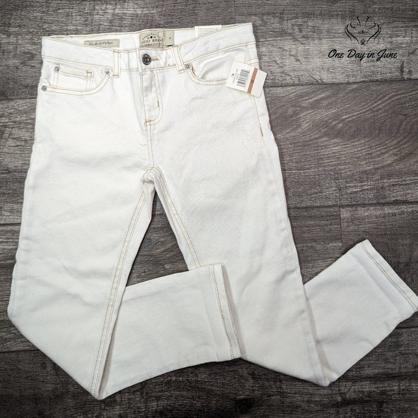 Girl's Lucky Brand Dylan Boyfriend Jeans Size 12