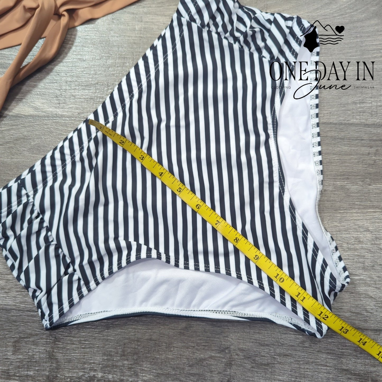 IFFEI High Waist Crop Besties Bikini Swimsuit Size L