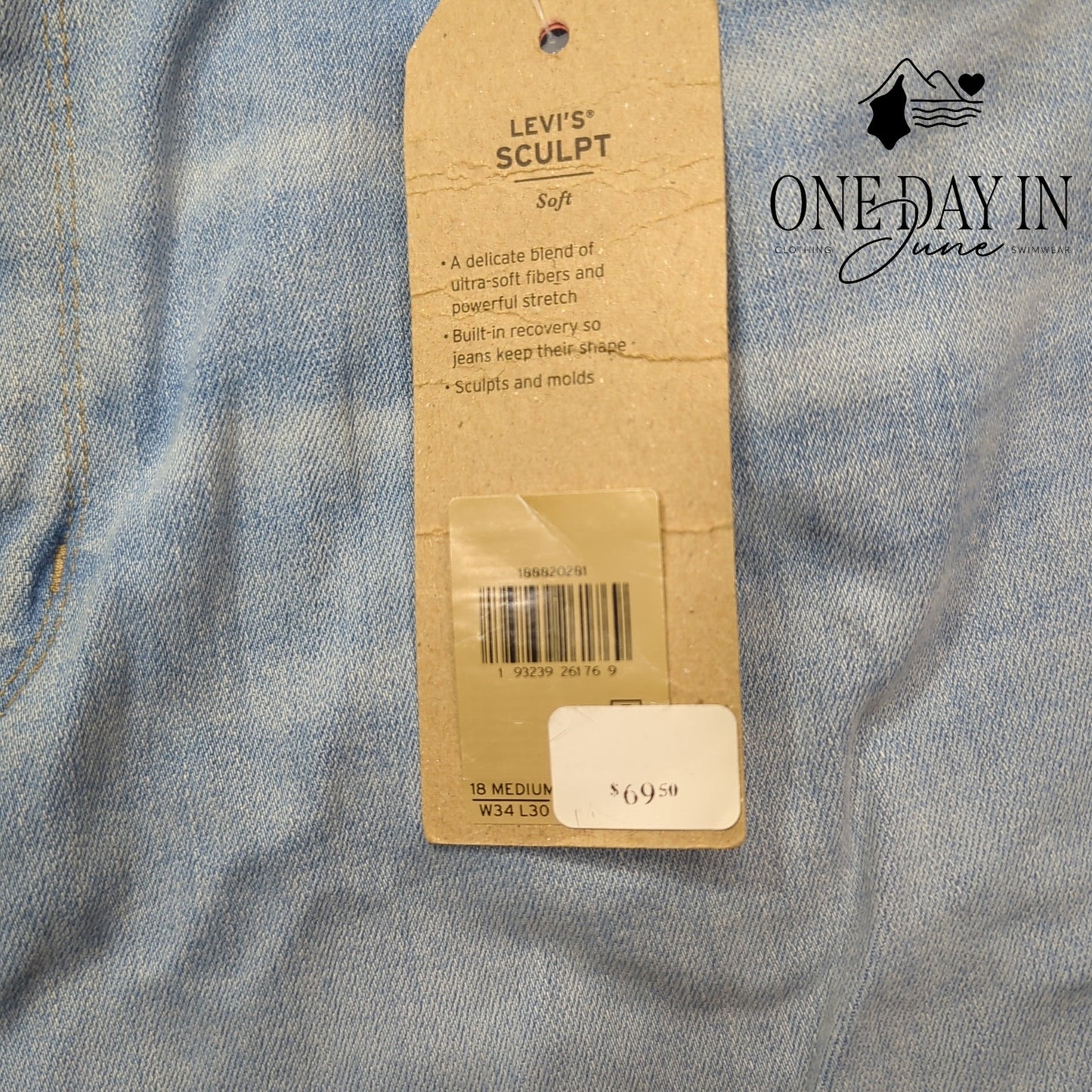 Levi's 721 High Rise Skinny Jeans Size 34X30