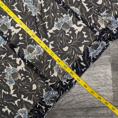 Worthington Sheer Lined Floral Skirt Size L