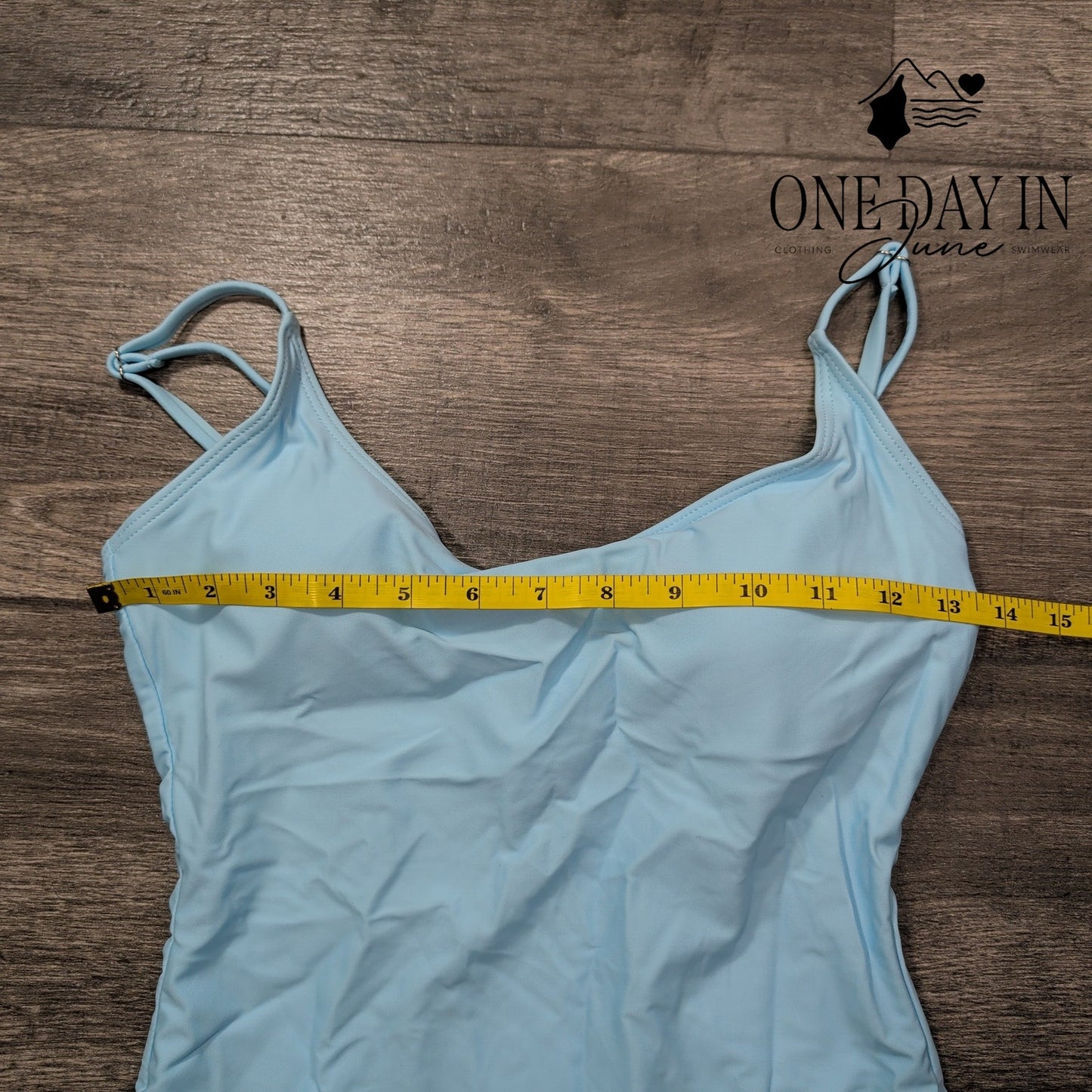 Aleumdr High Back One Piece Swimsuit Size S