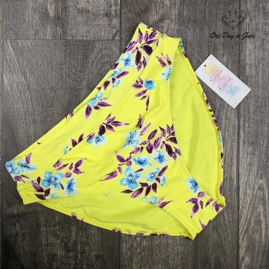 Sugar Beach Floral Bikini Bottom Size XS