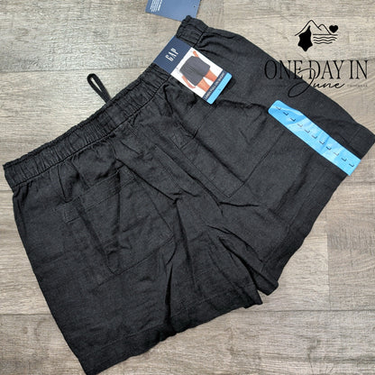 Gap Linen Pull On Shorts Size L
