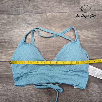 RVCA Run Wild Crossback Bikini Top Size M