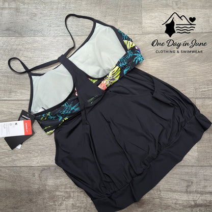 Speedo Racerback Double Up Tankini Top Size L