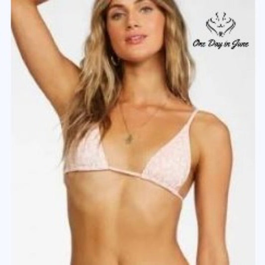 Billabong Ditsy Darling Slide Bikini Top Size M
