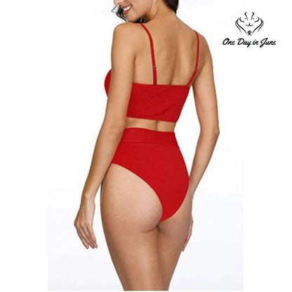 Pink Queen High Waist Bikini Size S