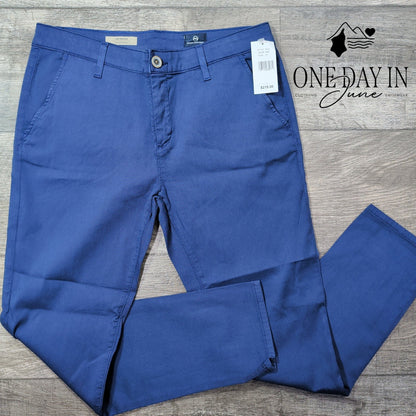 AG Adriano Goldschmied The Tristan Tailored Trouser Pants Blue NWT Size 4 (27)