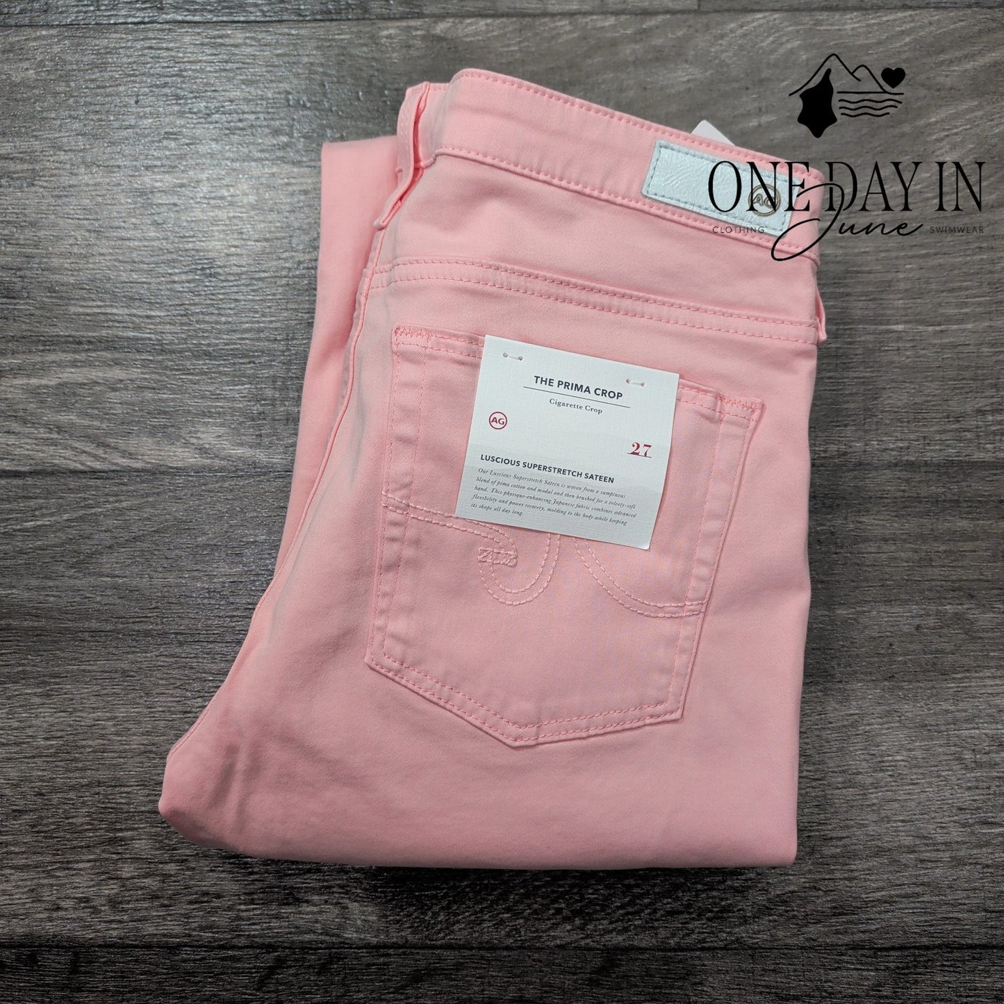 AG Adriano Goldschmied The Prima Crop Jeans Size 4 (27)