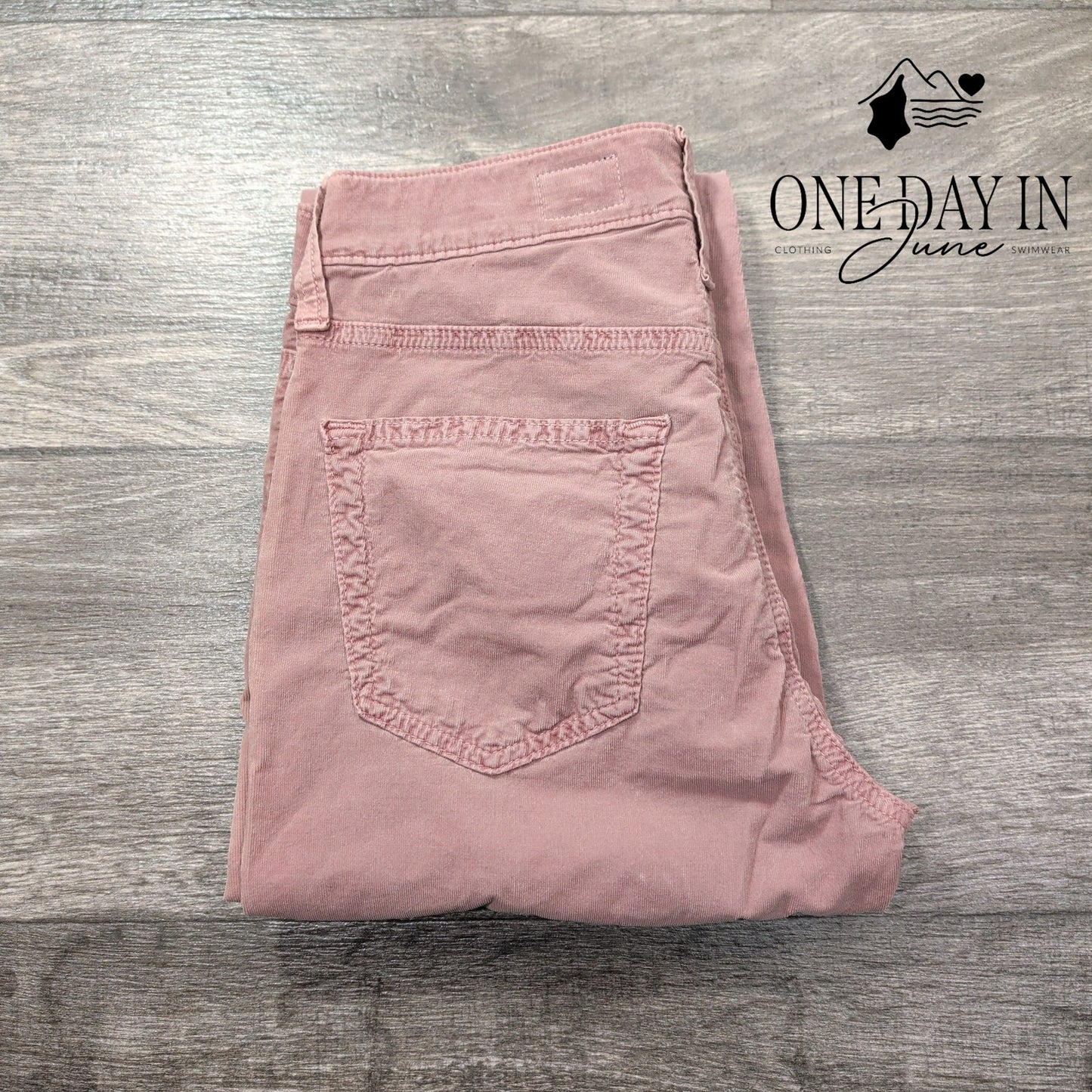AG Adriano Goldschmied The Ex-Boyfriend Slim Corduroy Pants NWT $215 Size 4 (27)