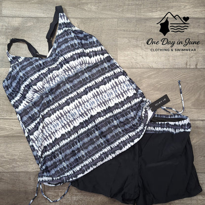 Tempt Me Plus Size Boy Short Tankini Swimsuit Size XXL
