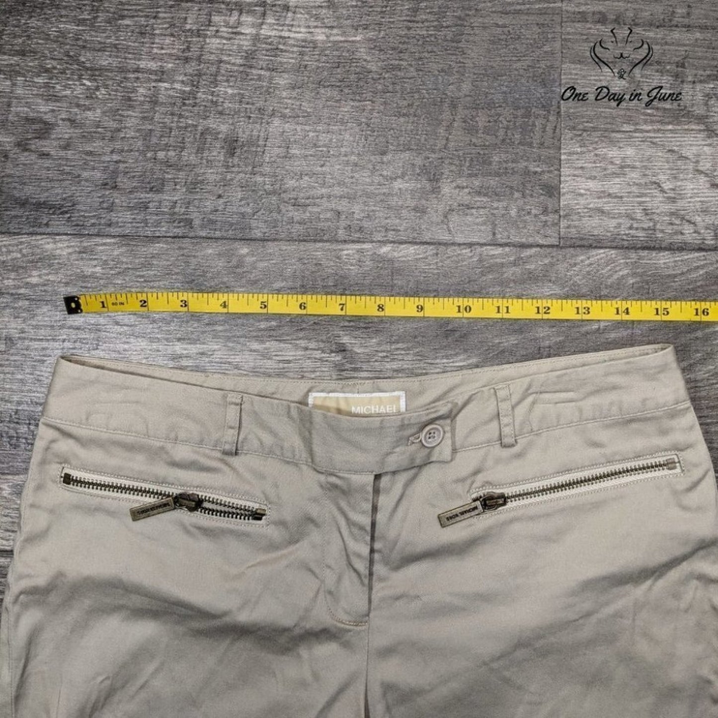 Michael Kors Zip Pocket Casual Shorts Size 4