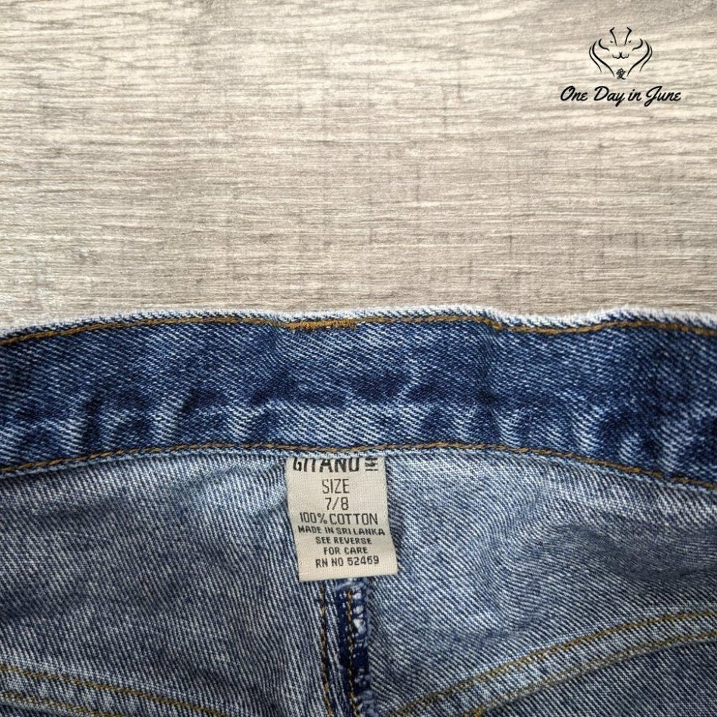 Gitano Vintage Denim Skirt Size 7/8