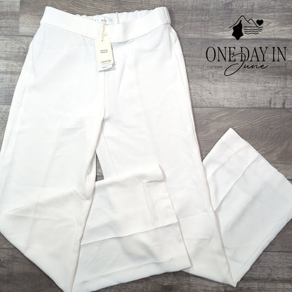 MNG Committed Pantalon Wide Leg Pants Size M