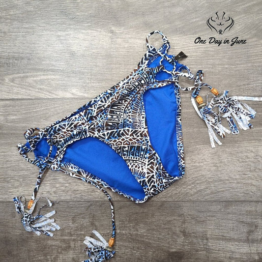 a.n.a Tribal Print Tie Side Bikini Bottom Size M
