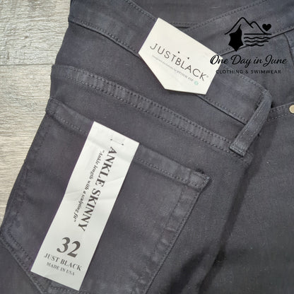 Just Black Ankle Skinny Jeans Size 32 (14)