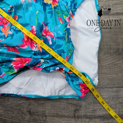 Tempt Me Floral One Piece Swimsuit Size XL