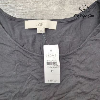 Loft Short Sleeve Shirt Dress Size M