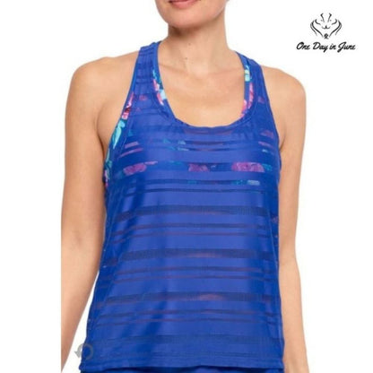 Splashletics Floral 2 Piece Tankini Top Size S