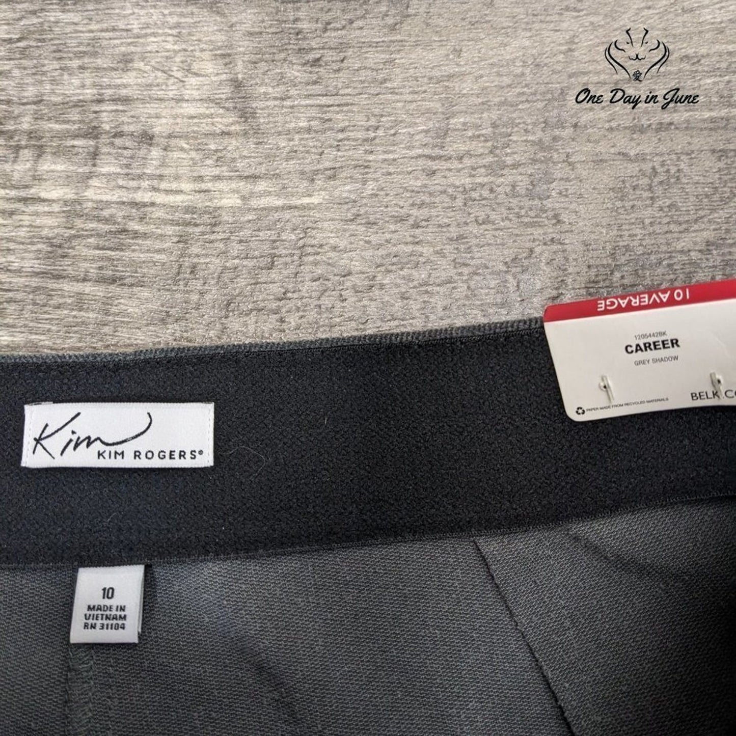 Kim Rogers Comfort Waist Corduroy Pants Size 10