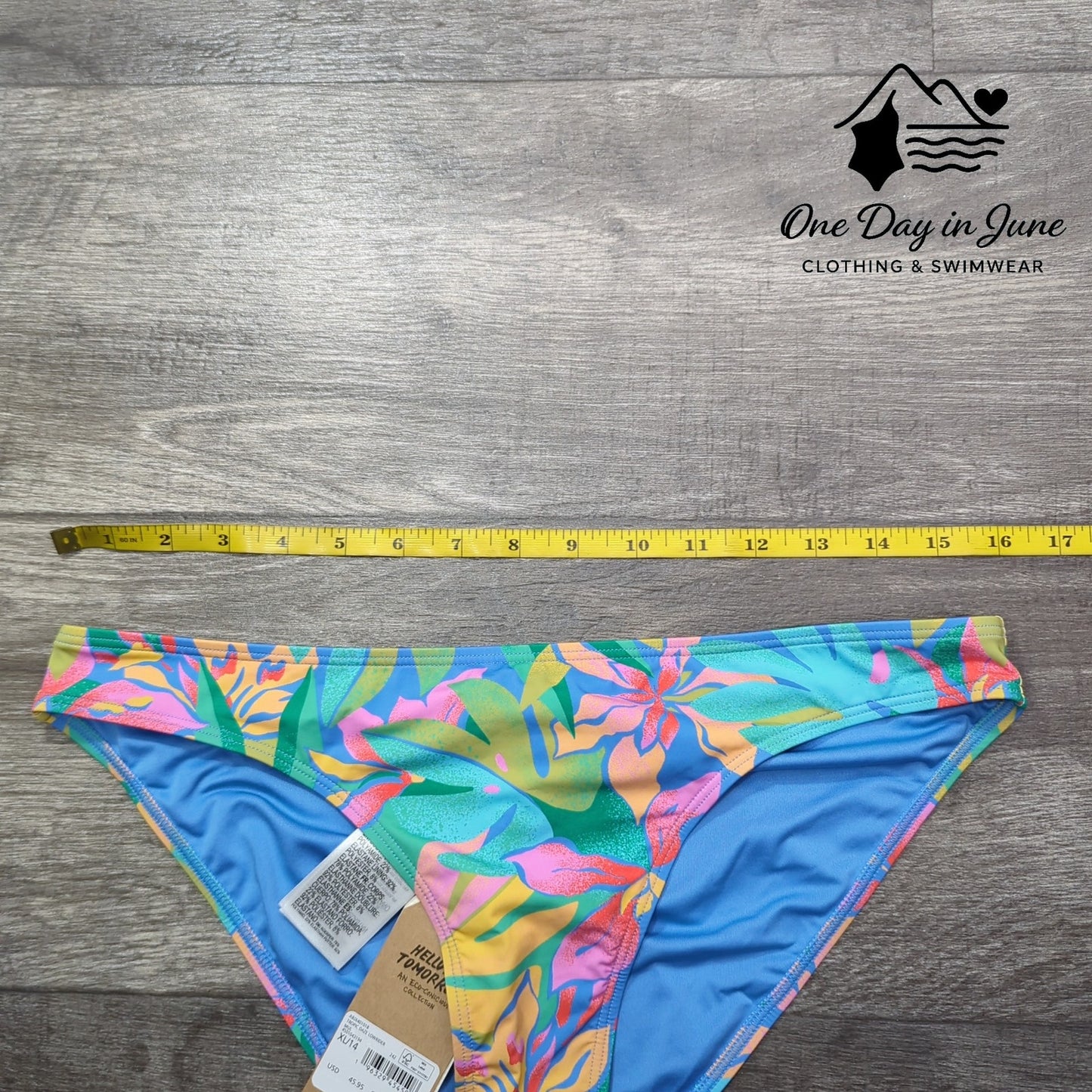 Billabong Tropic Daze Lowrider Bikini Bottom Size XL