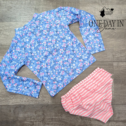 Aleumdr Rashguard Bikini Swimsuit Size 4-5T