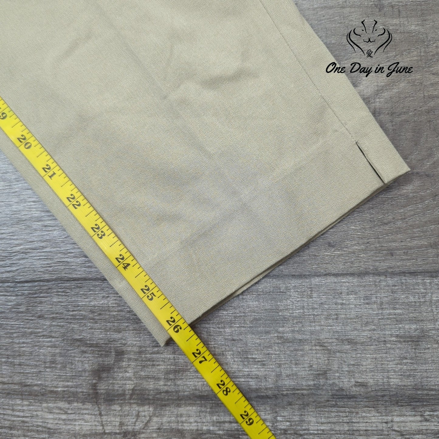 crown & ivy Plus Size Cary Khaki Pants Size 20W