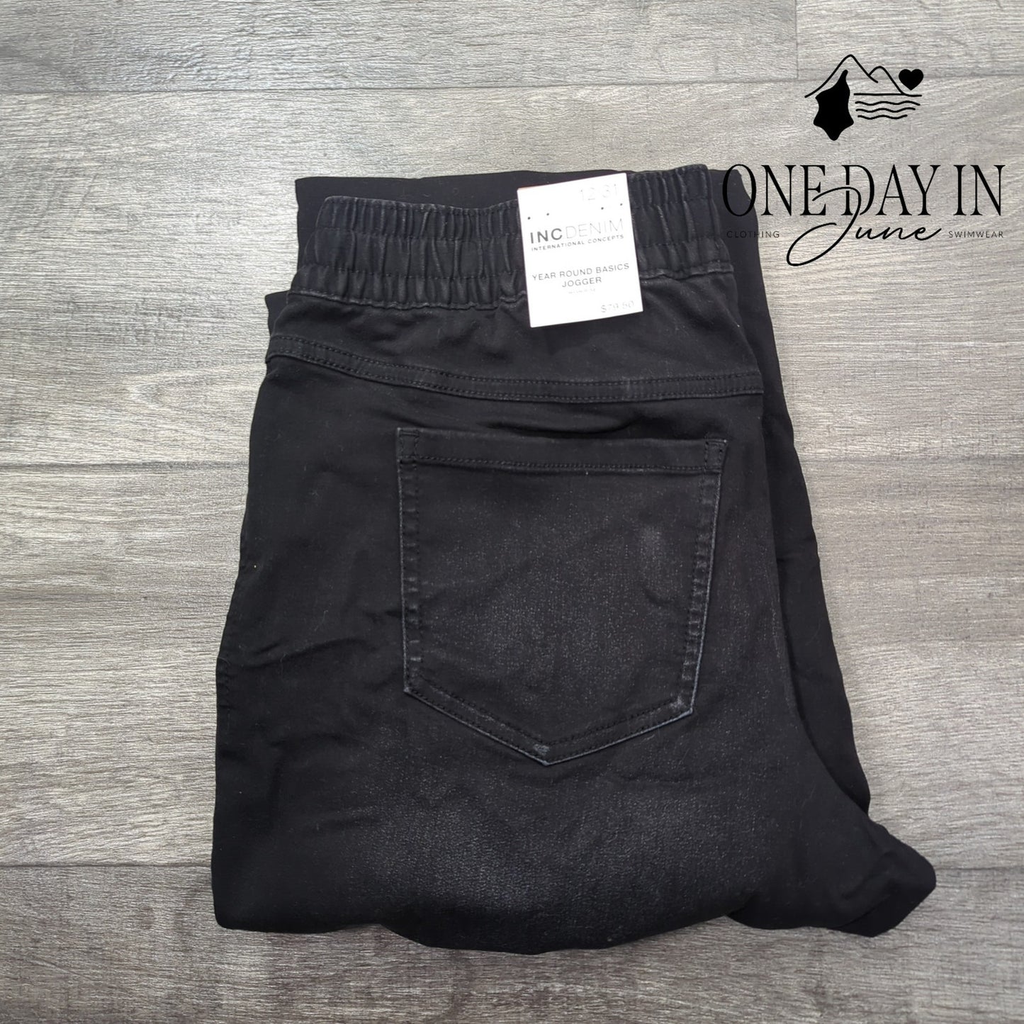 INC International Concepts High Rise Year Round Basic Jogger Size 12