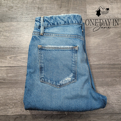 Good American Good Boy Tummy Tech Jeans Size 28X32