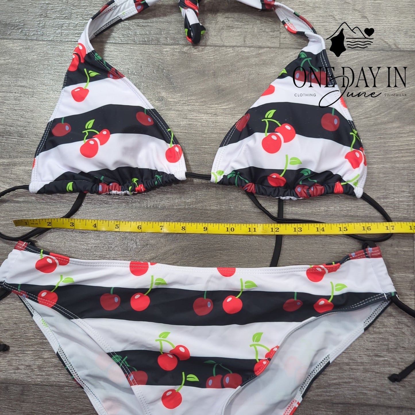 CharmLeaks Halter Tie Side Bikini Swimsuit Size XXL