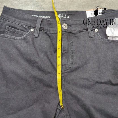 Style & Co Petite Curvy Girlfriend Jeans Size 12P