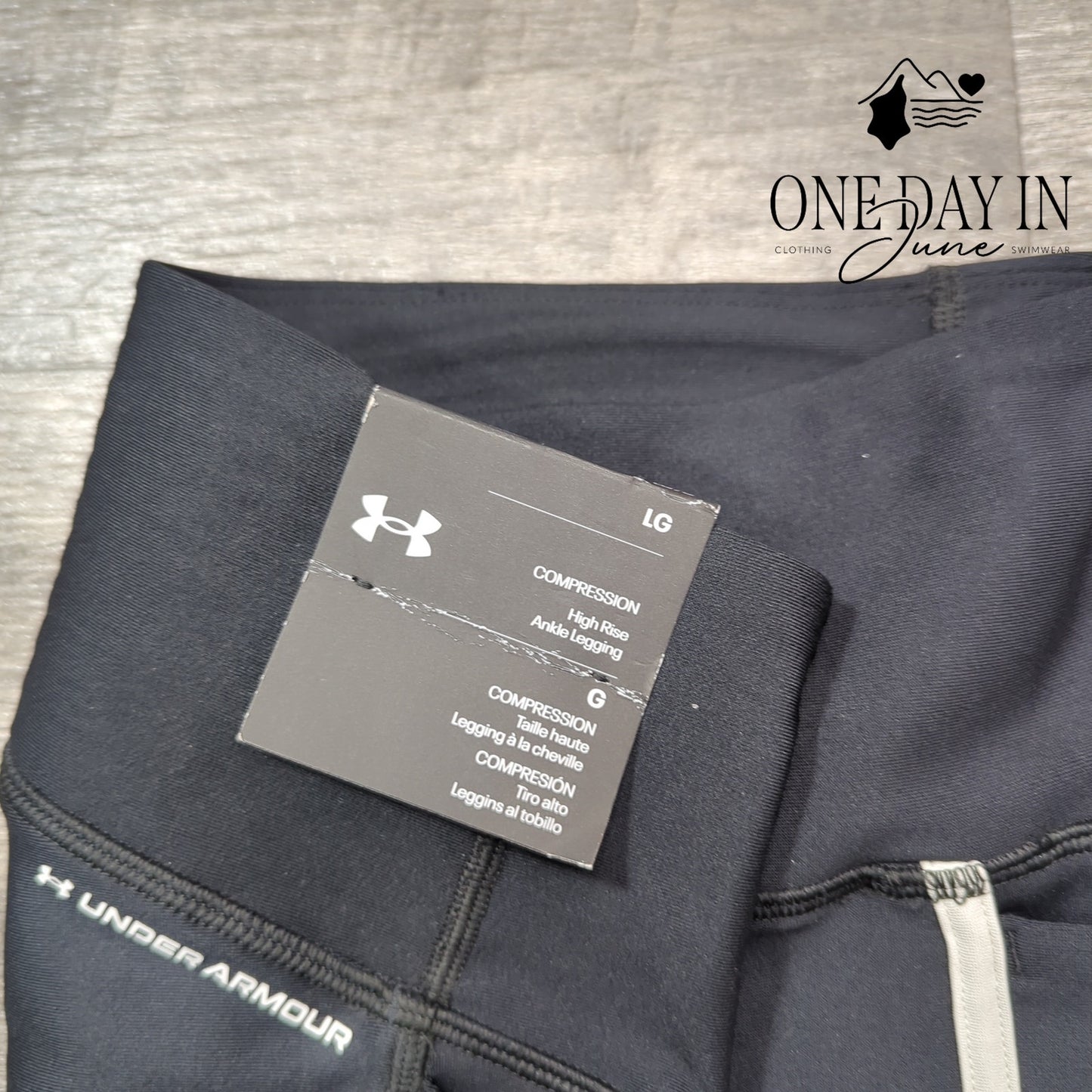 Under Armour High Rise Ankle Legging Pants Size L