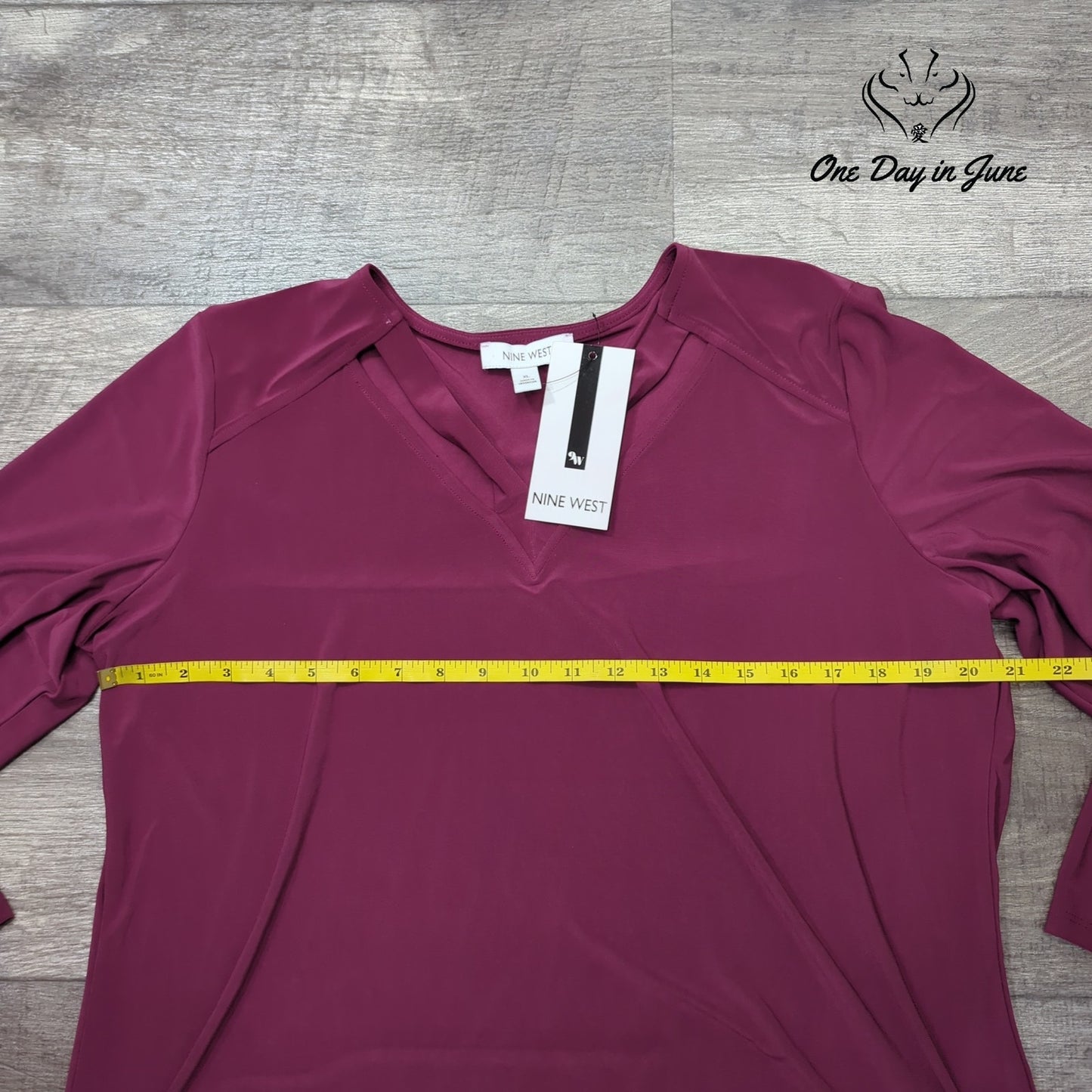 Nine West Long Sleeve Top Size XL