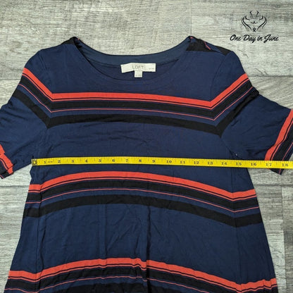 Loft Petites Short Sleeve T Shirt Mini Dress Size SP