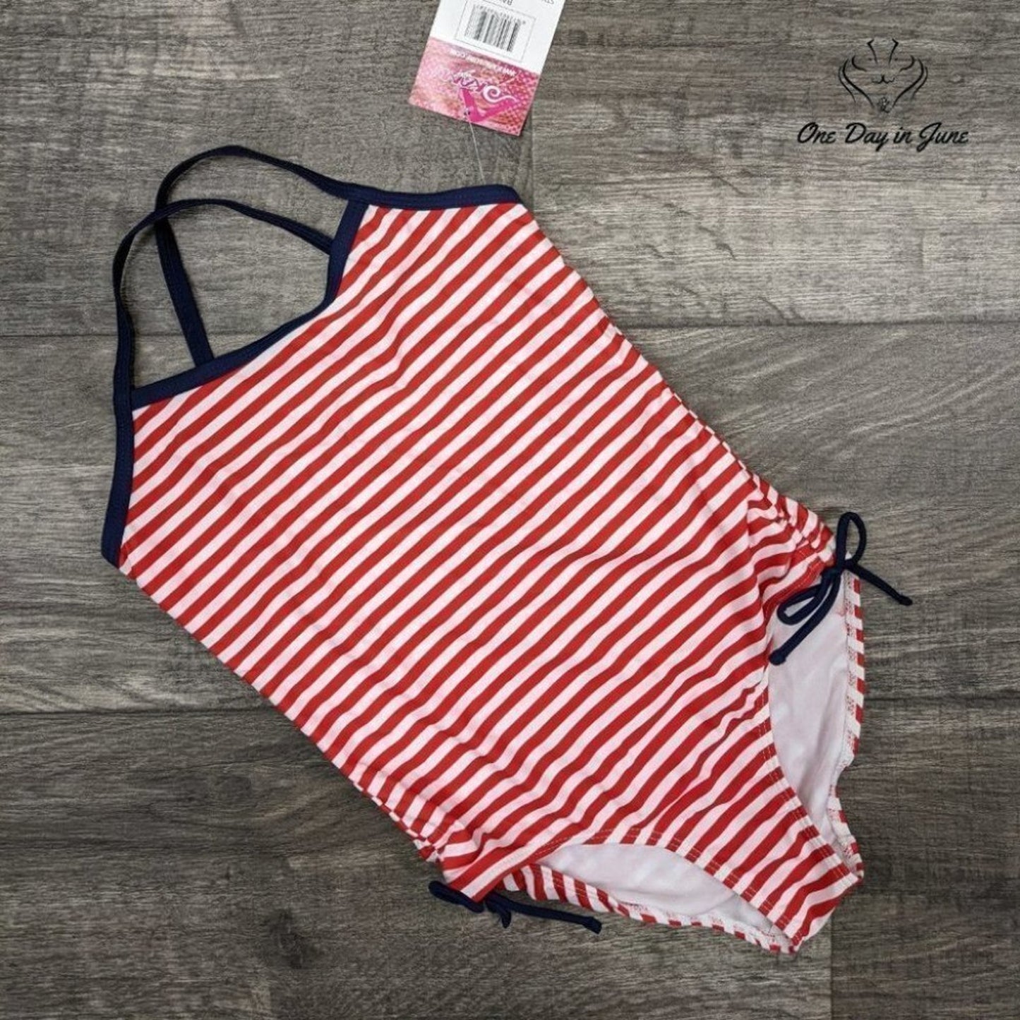 Kanu Surf Layla Beach Sport Banded One Piece Swimsuit Size 10