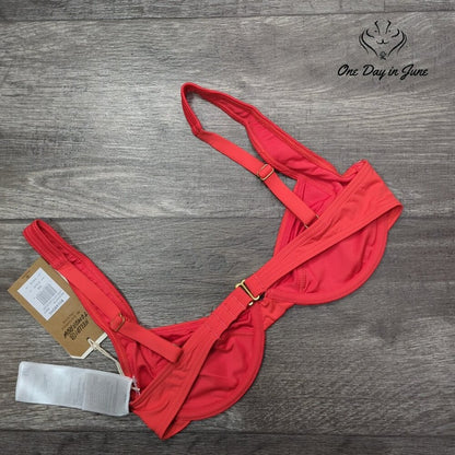 Billabong Lined Up Tyler Underwire Bikini Top Size S