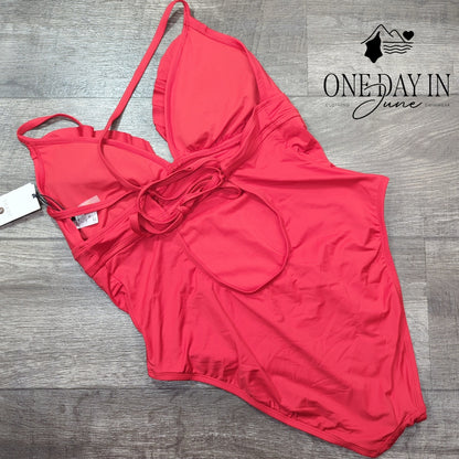 Shade & Shore Strappy Back Medium Coverage One Piece Swimsuit Size XL