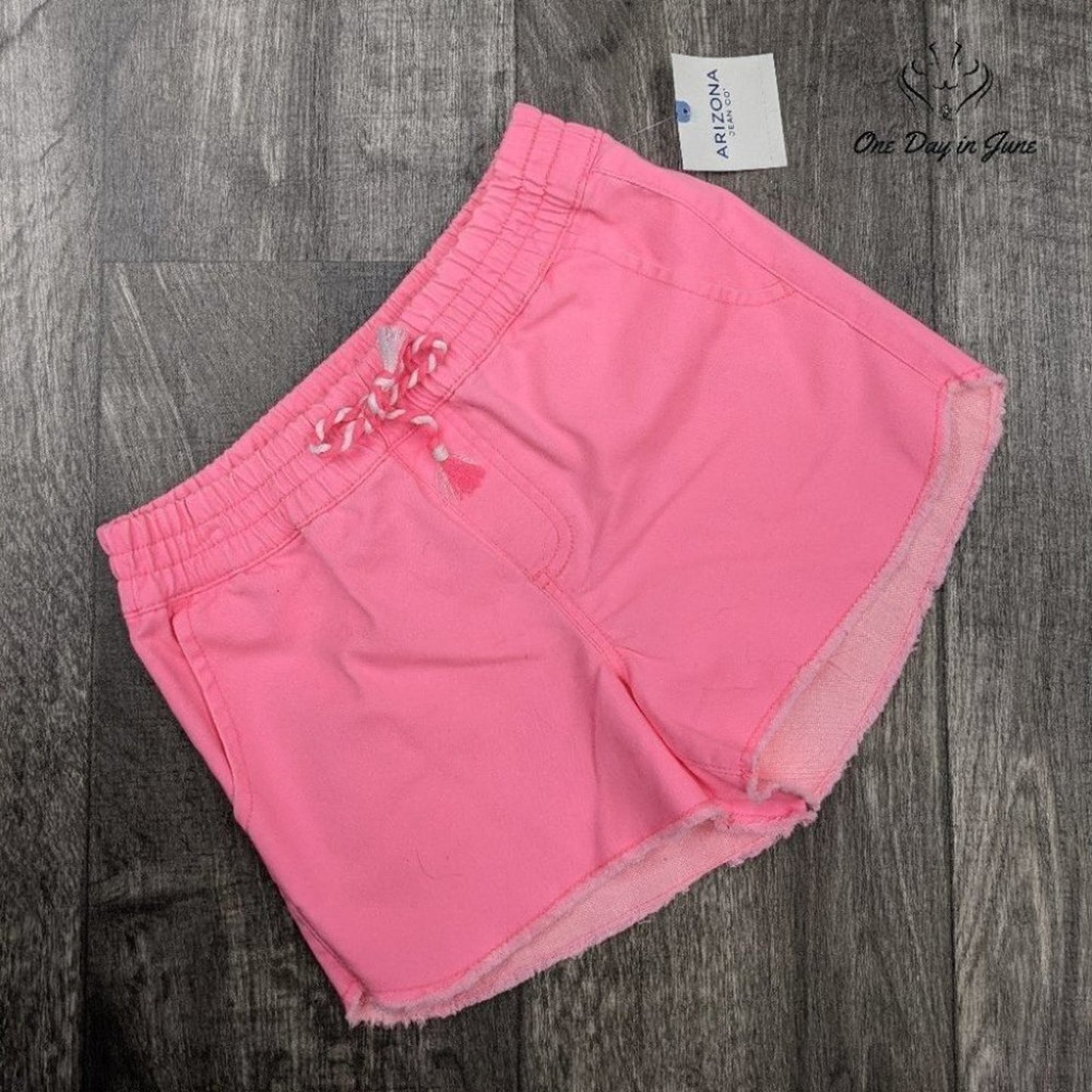 Arizona Jean Co. Girls Pull-On Shortie Short Size 12 Reg